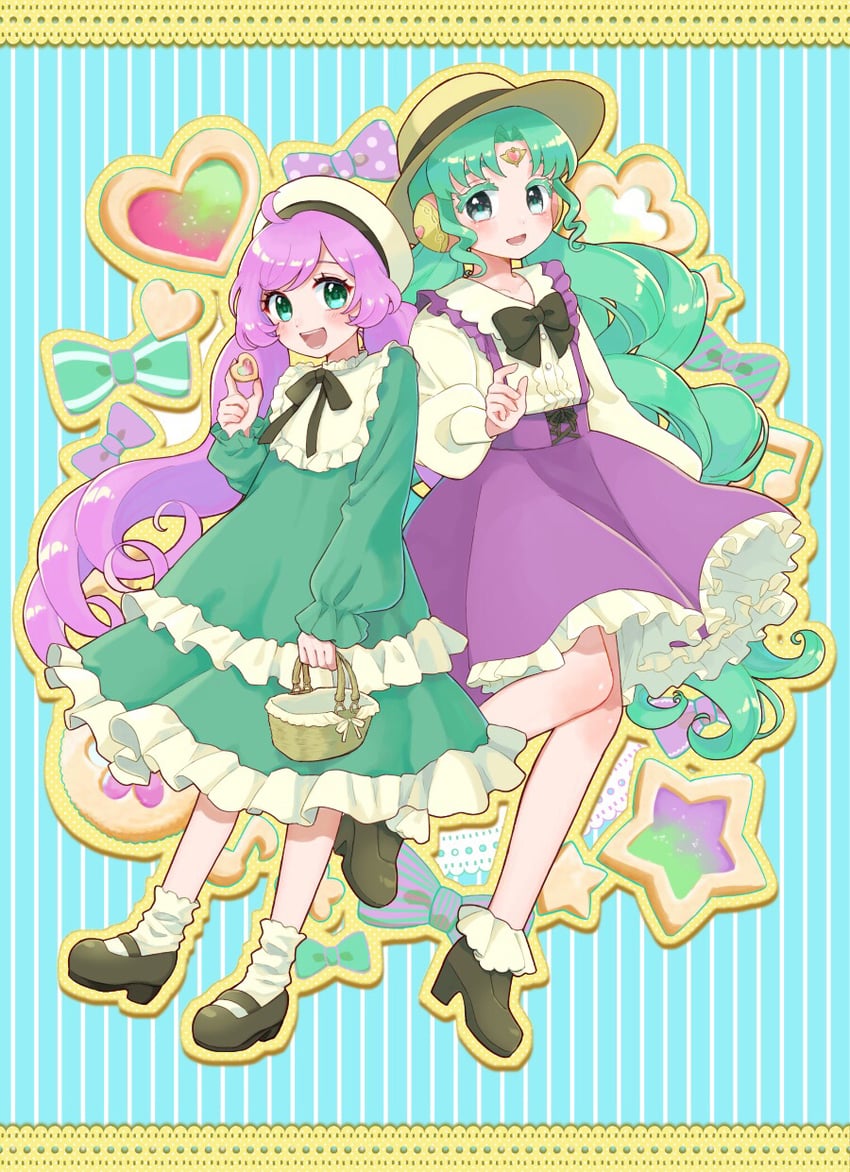 manaka laala and falulu (pretty series and 1 more) drawn by jinno_(jin_c_kkry)