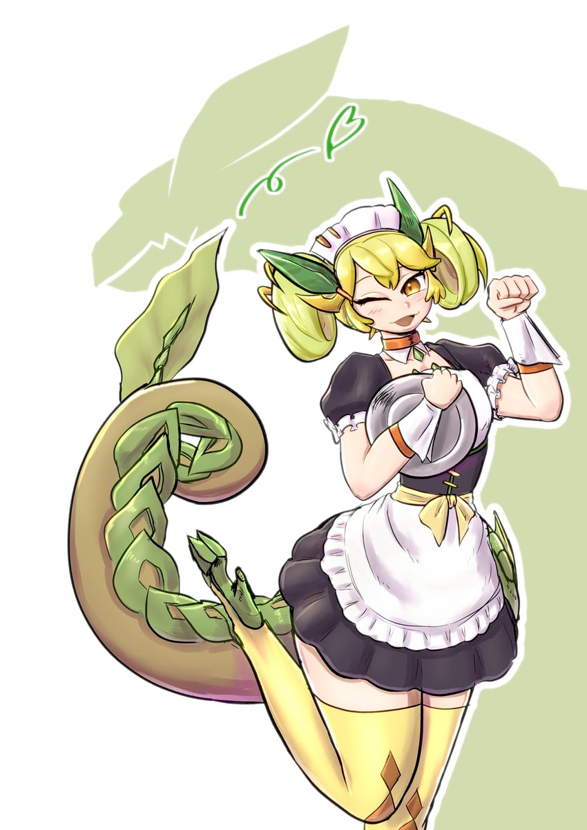 parlor dragonmaid (yu-gi-oh!) drawn by go_madare