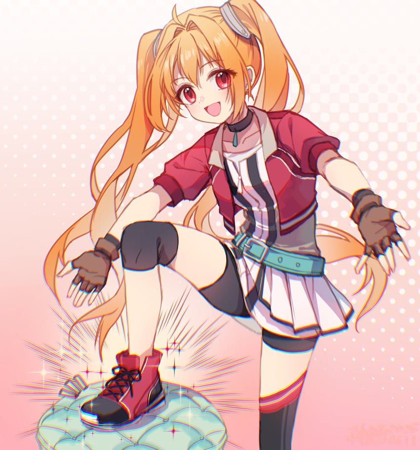 estelle bright (eiyuu densetsu and 1 more) drawn by willfin