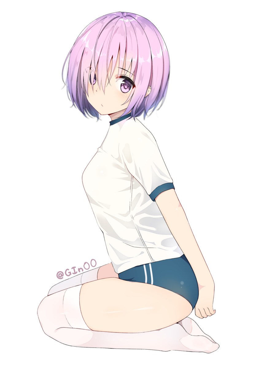 mash kyrielight (fate and 1 more) drawn by gin00