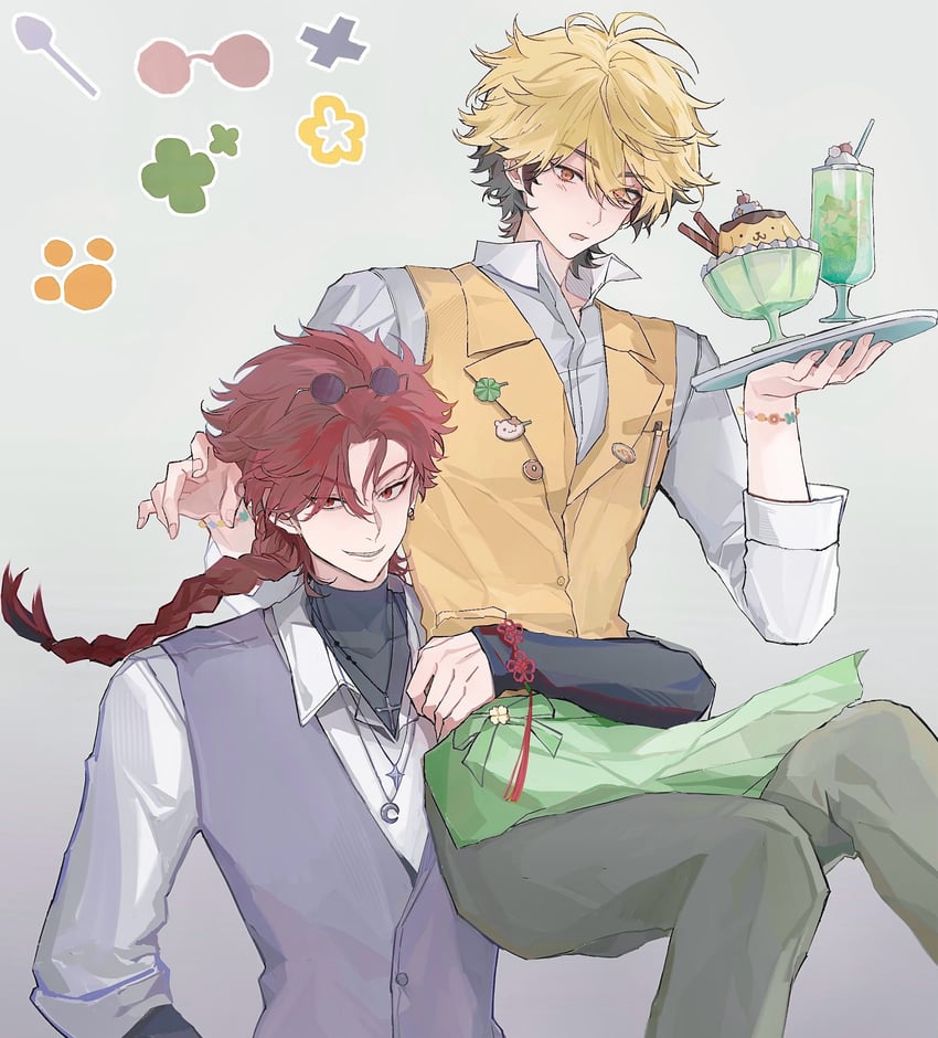 xia fei and xiao weiying (shiguang dailiren) drawn by qiyannian