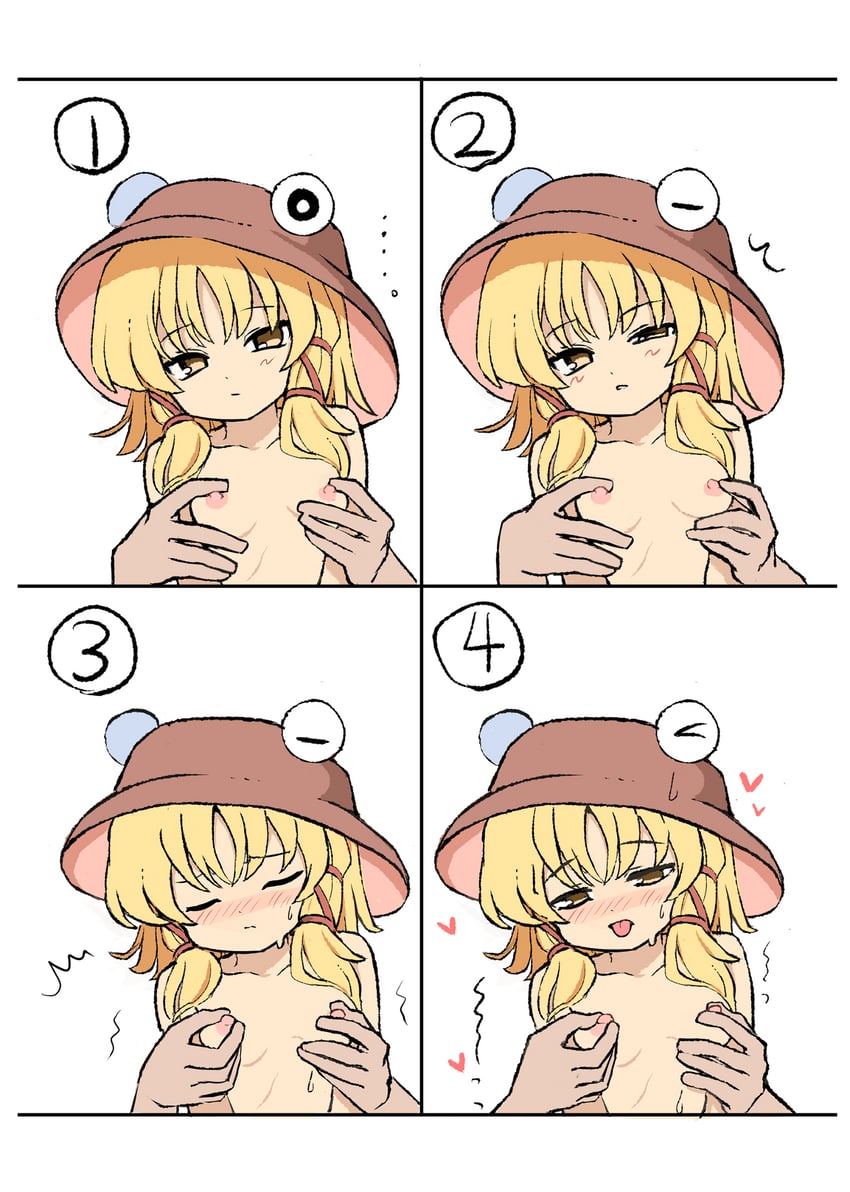 moriya suwako and pyonta (touhou) drawn by ramudia_(lamyun)