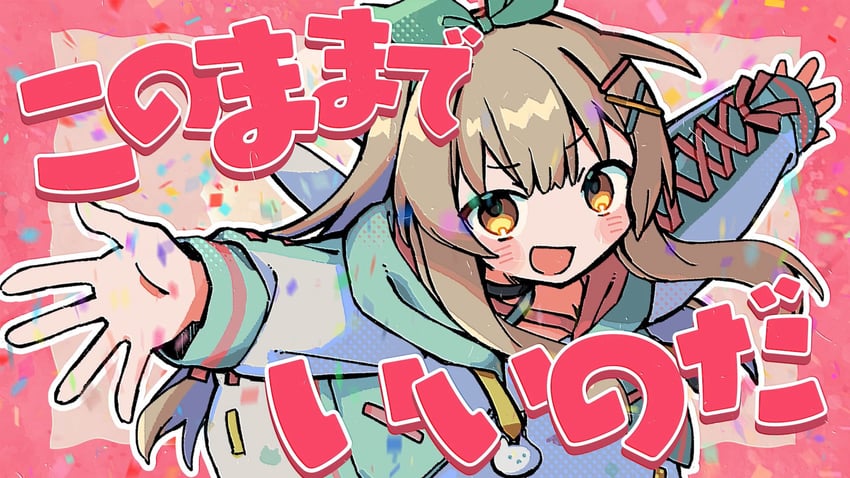 nanahira (indie virtual youtuber and 1 more) drawn by sayonaka_megumo