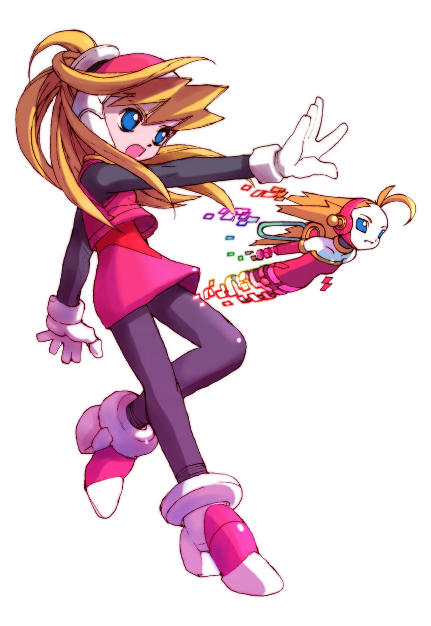 ciel and passy (mega man and 2 more) drawn by nakayama_tooru