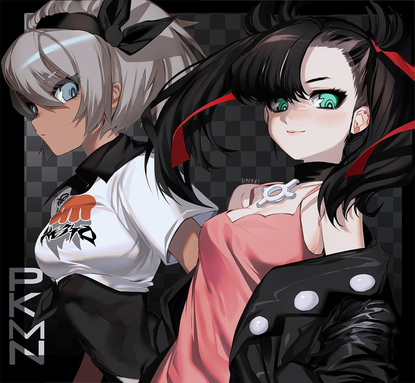 marnie and bea (pokemon and 1 more) drawn by unxi