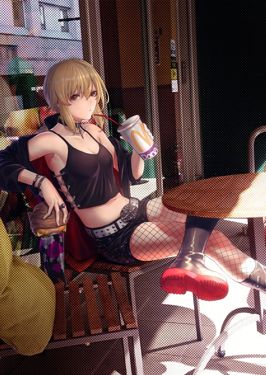 artoria pendragon and saber alter (fate and 2 more) drawn by mugetsu2501