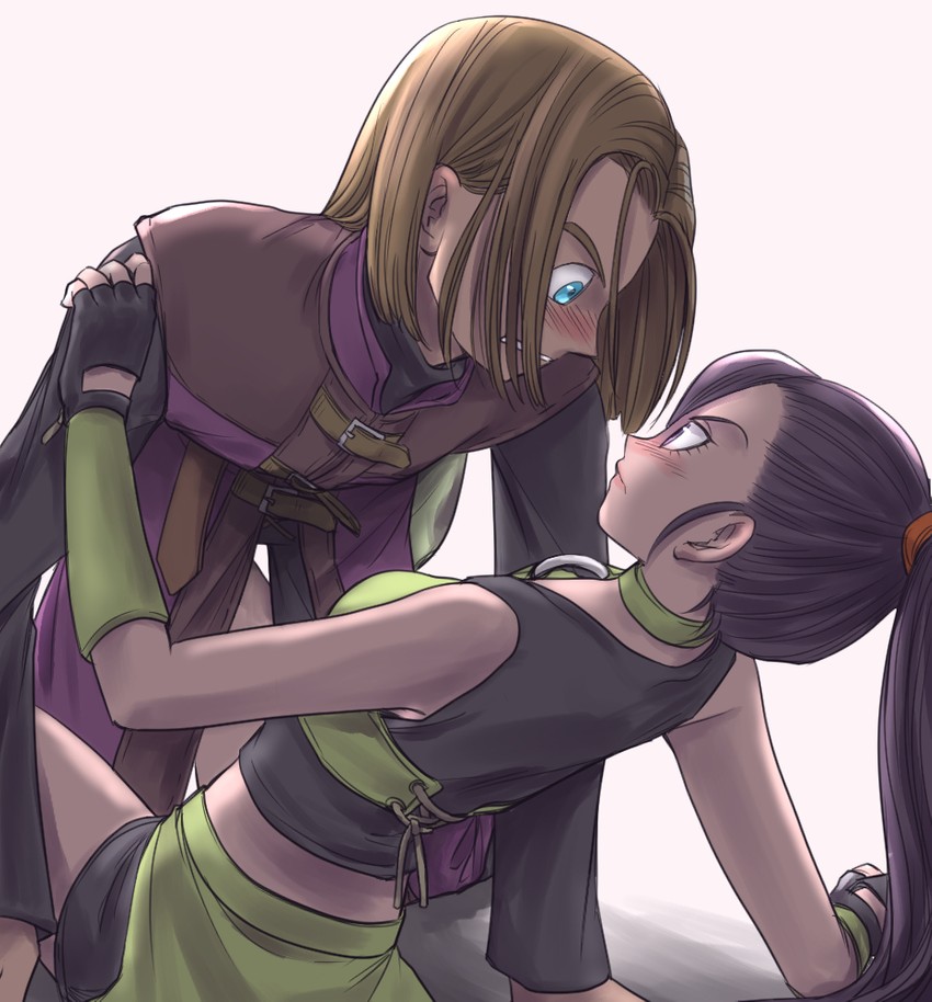 hero and martina (dragon quest and 1 more) drawn by pekuchin_(pekuchin_3)