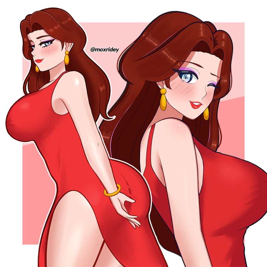 pauline (mario) drawn by moxridey