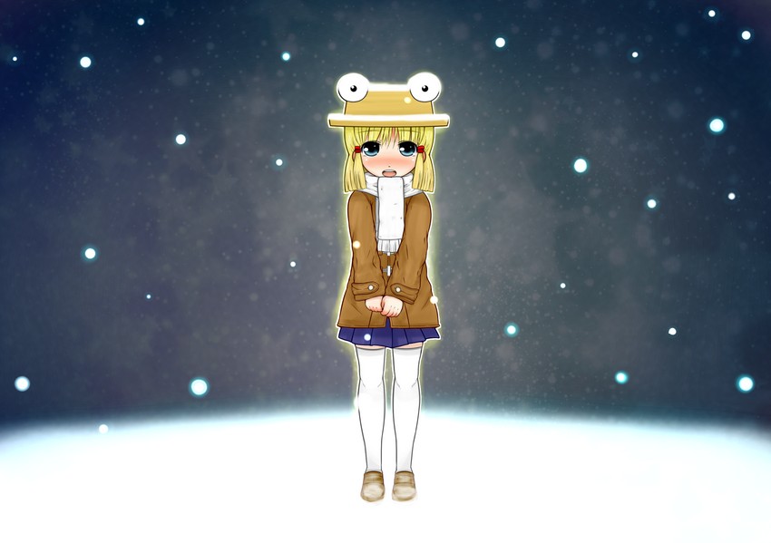 moriya suwako (touhou) drawn by dora_ita