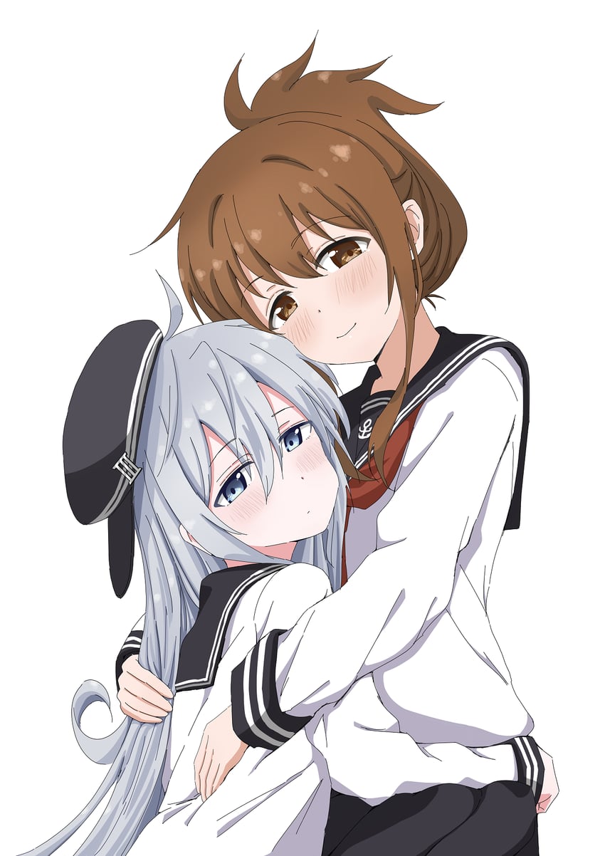 hibiki and inazuma (kantai collection and 1 more) drawn by tottsan