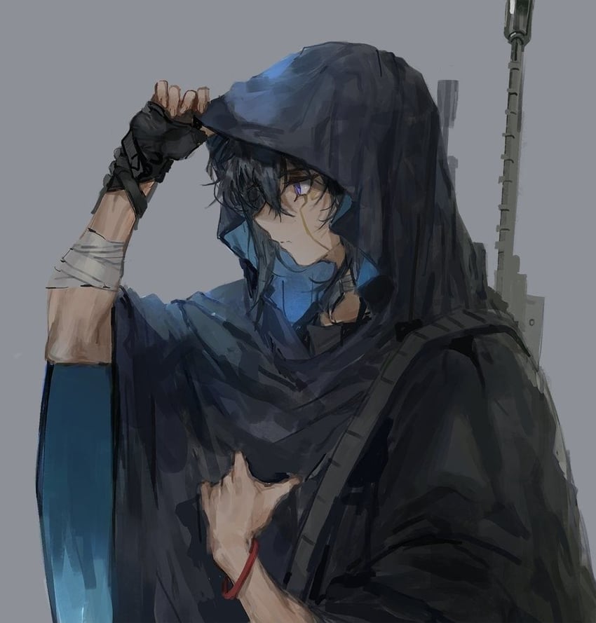 fudo yusei (yu-gi-oh! and 1 more) drawn by momentcorefly