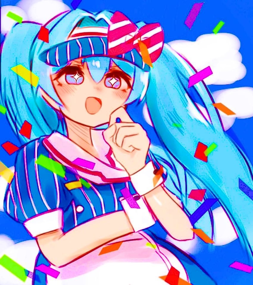 hatsune miku (vocaloid and 1 more) drawn by rnsqgzjuia71305