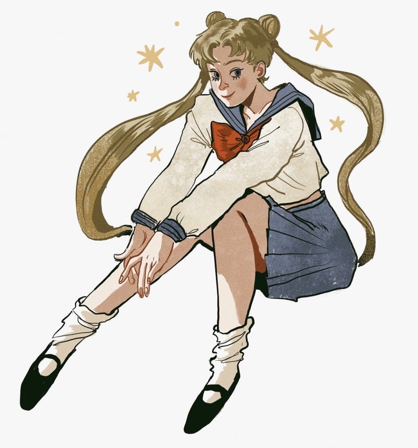 tsukino usagi (bishoujo senshi sailor moon) drawn by yaroslava_murashko