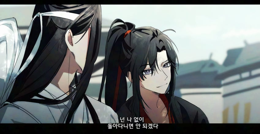 wei wuxian and lan wangji (modao zushi) drawn by newtta_umu