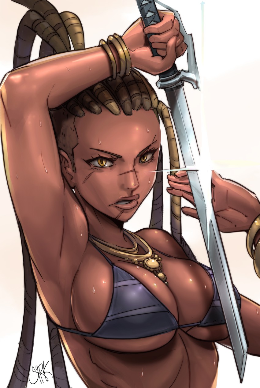 master raven (tekken and 1 more) drawn by kewminus