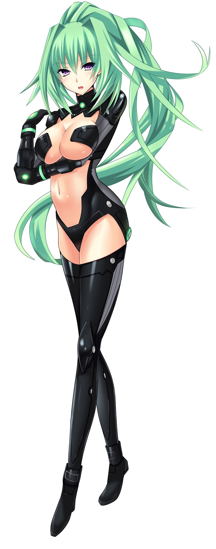 green heart (neptune and 1 more) drawn by n@o_(nao_halsera1125)