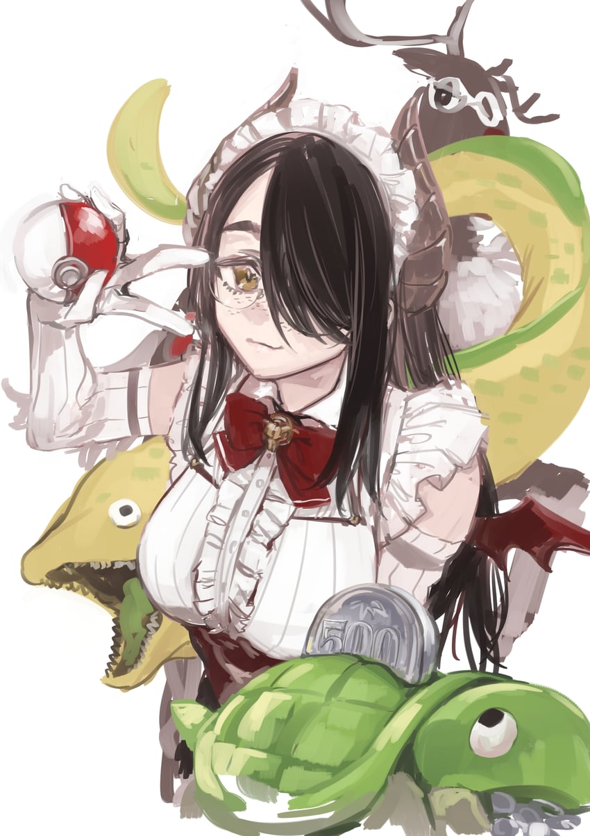 itou life, victreebell, and squirtle (pokemon and 1 more) drawn by ikuhana_niiro