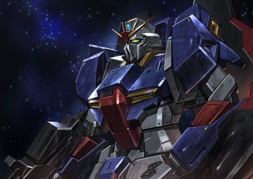 zeta gundam (gundam and 1 more) drawn by porukima
