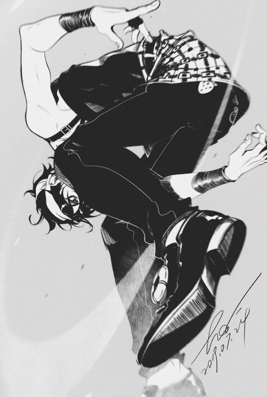 narancia ghirga (jojo no kimyou na bouken and 1 more) drawn by buffoon