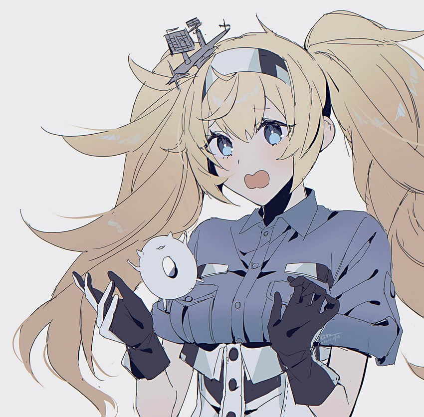 gambier bay and enemy lifebuoy (kantai collection) drawn by hane_(hane_0928)