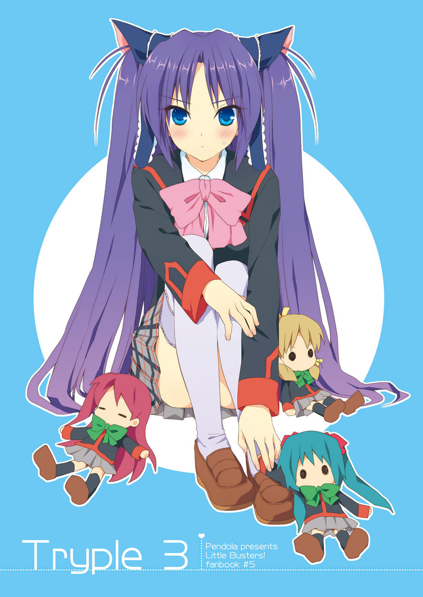 sasasegawa sasami, nakamura yukari, watanabe sakiko, and kawagoe rei (little busters!) drawn by fuyuichi