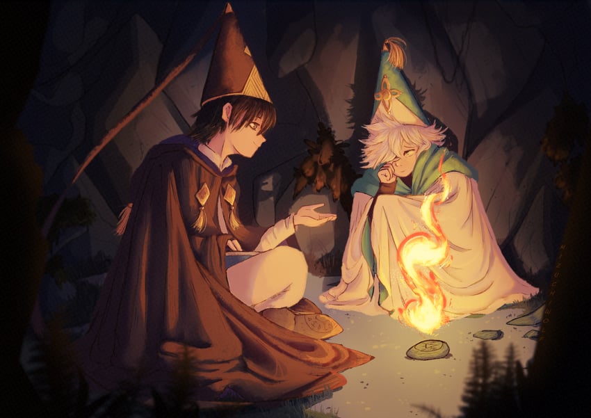 qifrey and olruggio (tongari boushi no atelier) drawn by mizuchiwolf