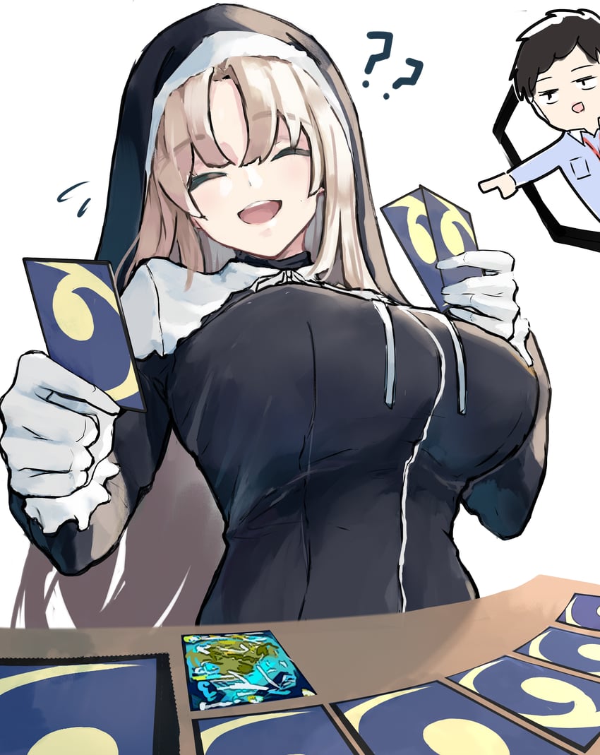sister claire and yashiro kizuku (nijisanji and 2 more) drawn by tennseiappare