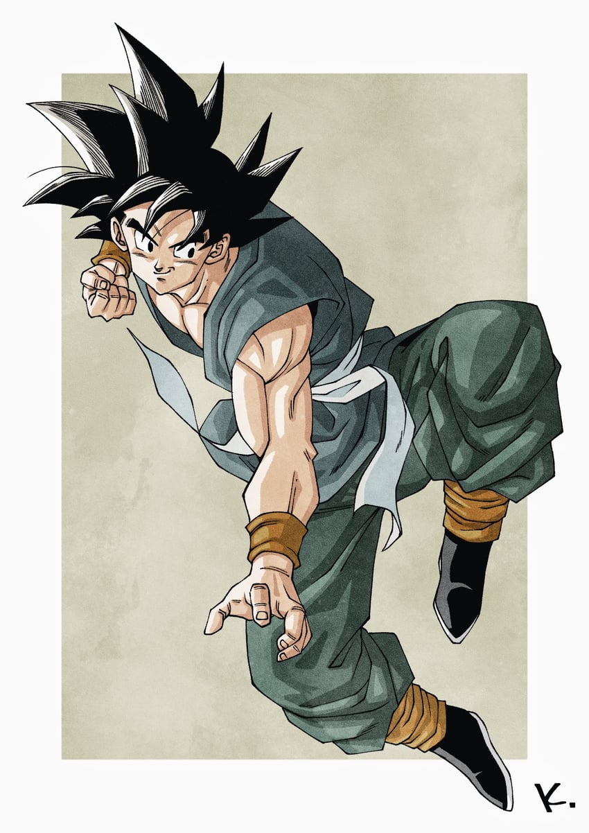 son goku (dragon ball and 1 more) drawn by kakeru_(dbskakeru)