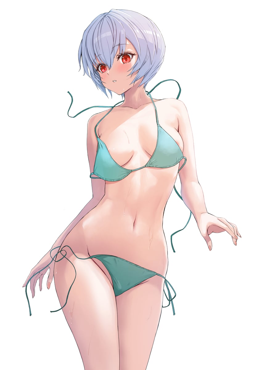 ayanami rei (neon genesis evangelion) drawn by sasasa_r_23