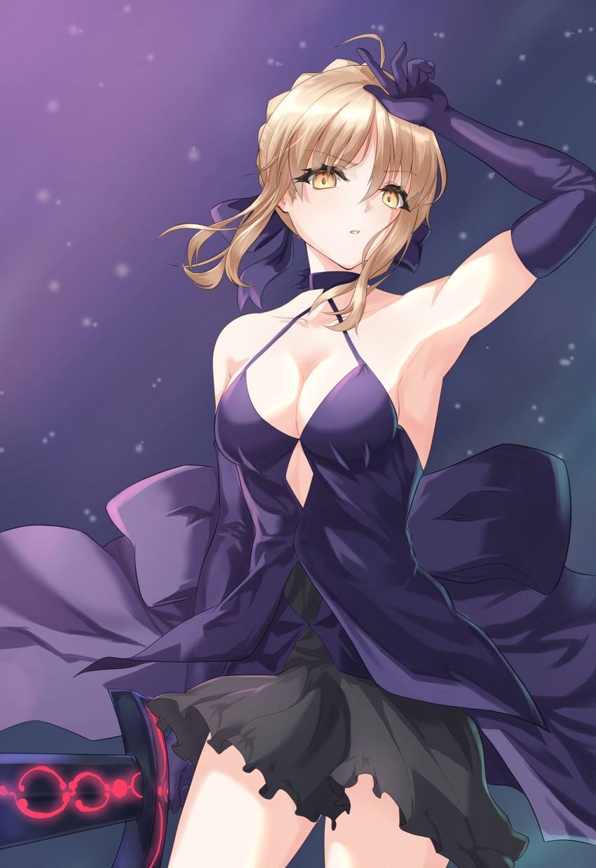 artoria pendragon and saber alter (fate and 1 more) drawn by yuto_(yuto_illust_7)