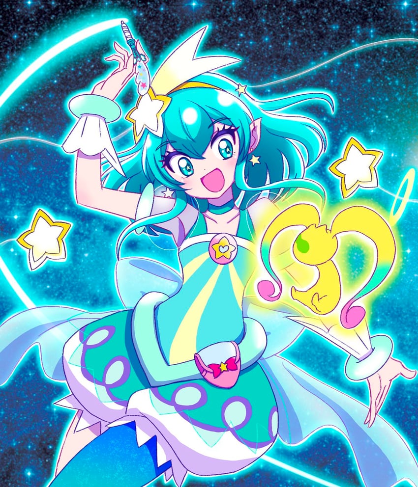 hagoromo lala, cure milky, and uma (precure and 1 more) drawn by zerolay