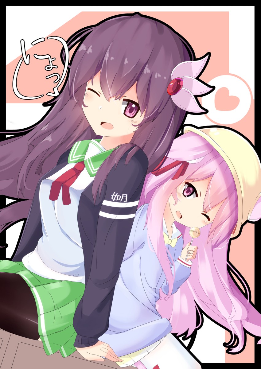 kisaragi and kisaragi kai ni (kantai collection and 1 more) drawn by nekoyanagi_(azelsynn)