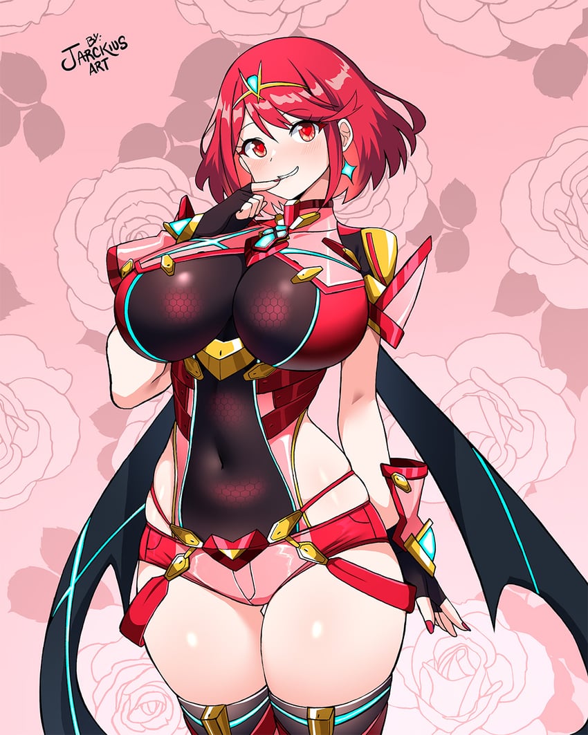 pyra (xenoblade chronicles and 1 more) drawn by jarckius