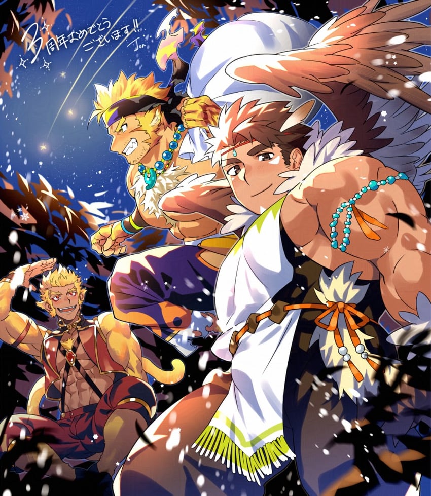 pugi, siddeley, and domino (another eidos-r) drawn by sagami_jon