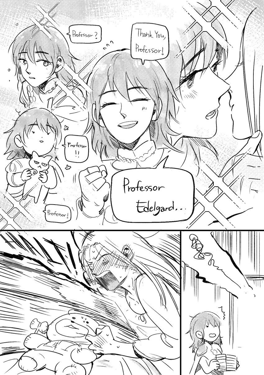 female byleth and edelgard von hresvelg (fire emblem and 1 more) drawn by 13degree