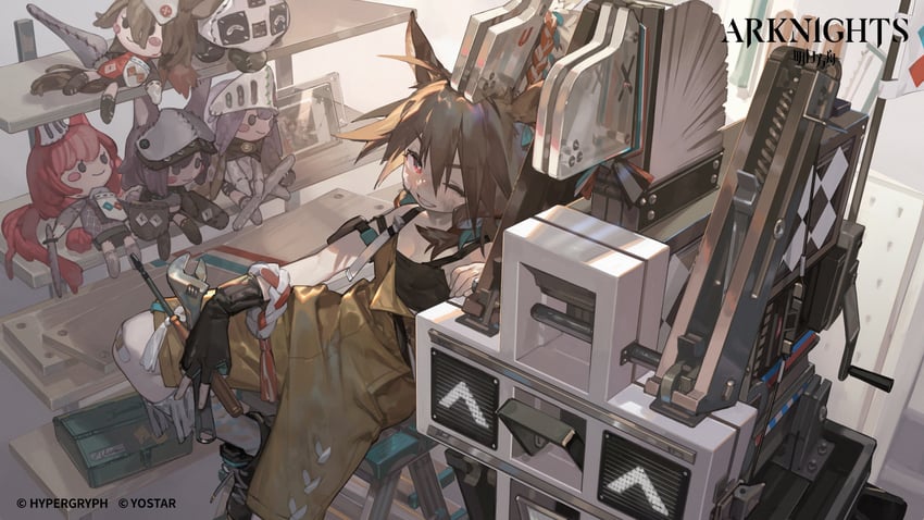 flametail, fartooth, ashlock, wild mane, and justice knight (arknights) drawn by so-taro