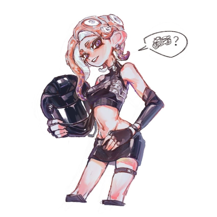 octoling player character and octoling girl (splatoon) drawn by gucandiyi52092