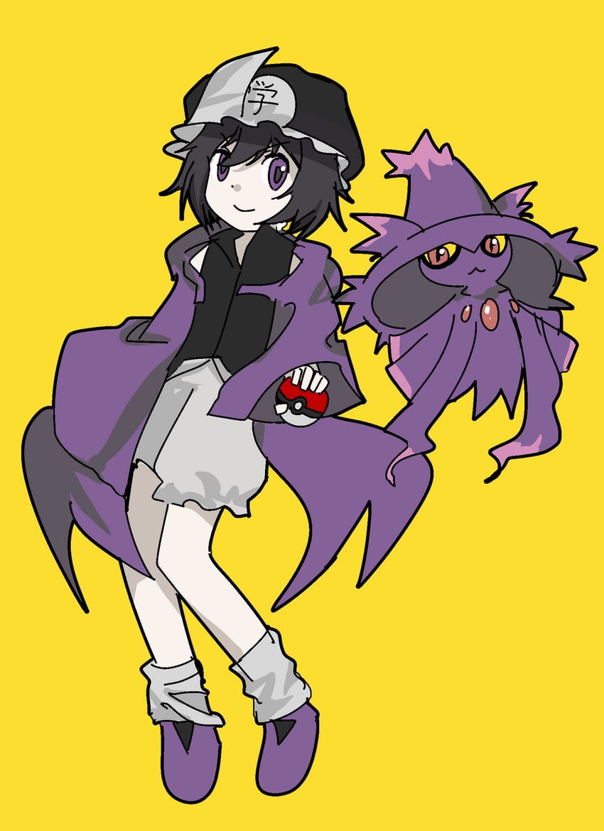 mismagius and shitodo kuroji (pokemon and 1 more) drawn by kysk_maki