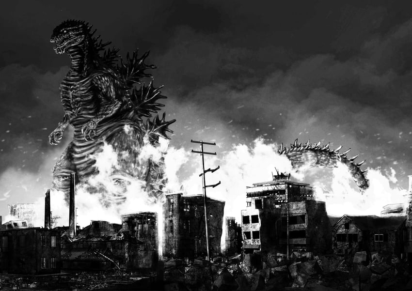 godzilla (godzilla) drawn by gokeproject