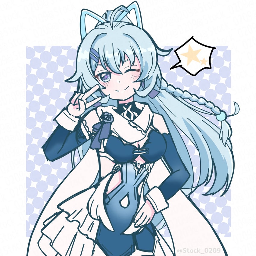 shigure kira (honkai and 1 more) drawn by stock_0209