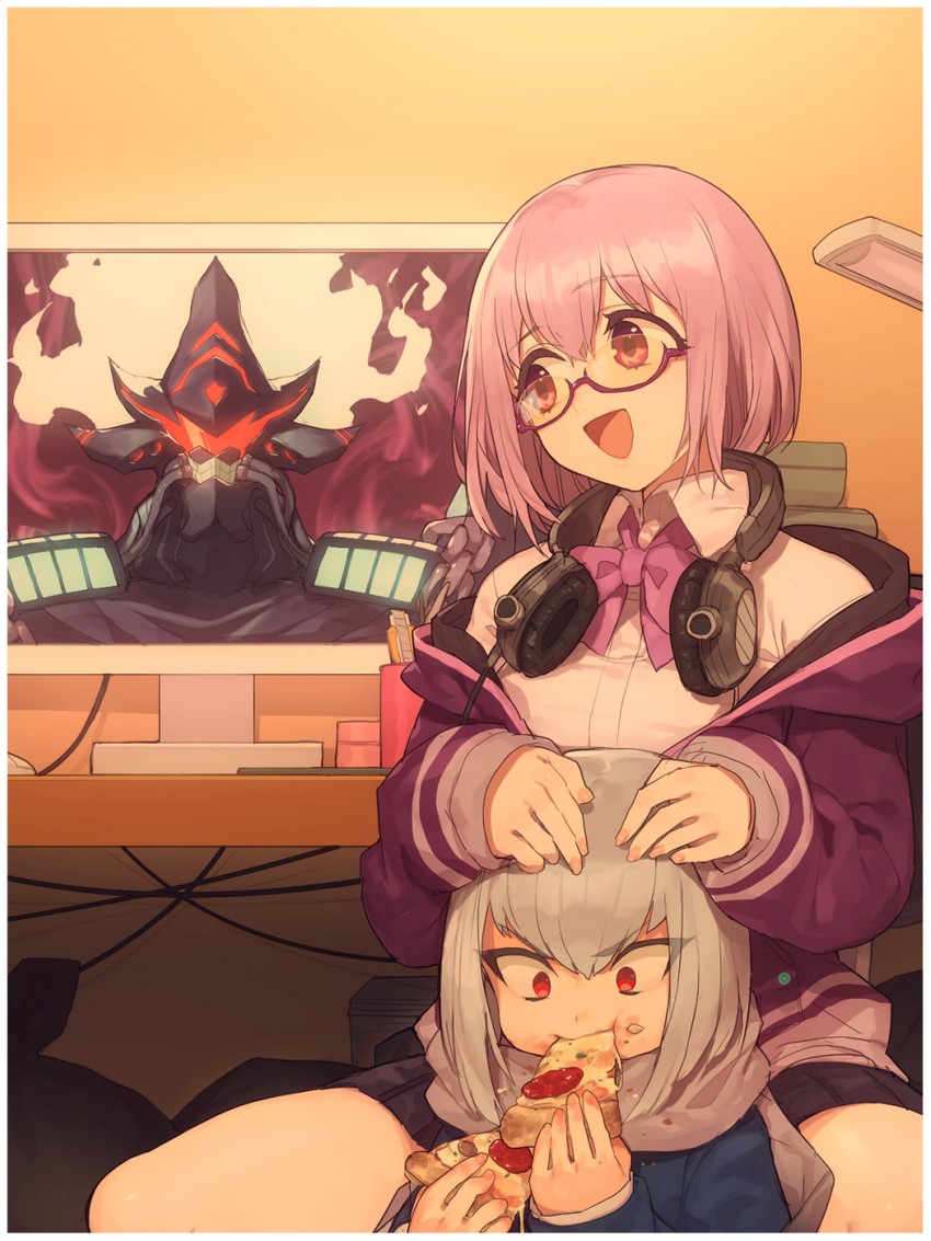 shinjou akane, anti, and alexis kerib (gridman universe and 1 more) drawn by hitoto