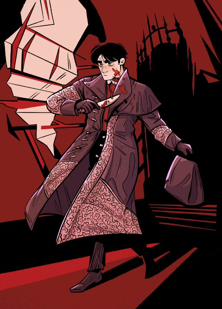 daniil dankovsky (pathologic and 1 more) drawn by littlemushroomboi