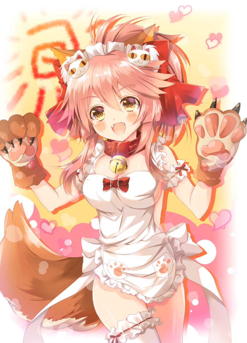 tamamo and tamamo cat (fate and 1 more) drawn by iori_(mutennmaru)
