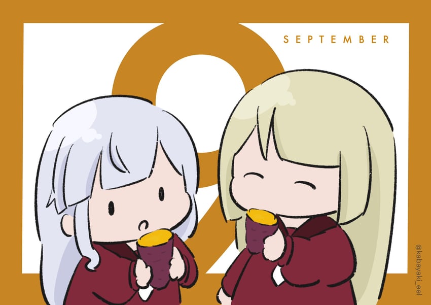 kon kanaho and miyagawa takane (assault lily) drawn by kabayaki_(kabayaki_eel)