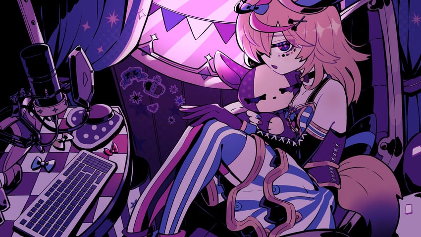 omaru polka (hololive and 1 more) drawn by keijou_(cave)