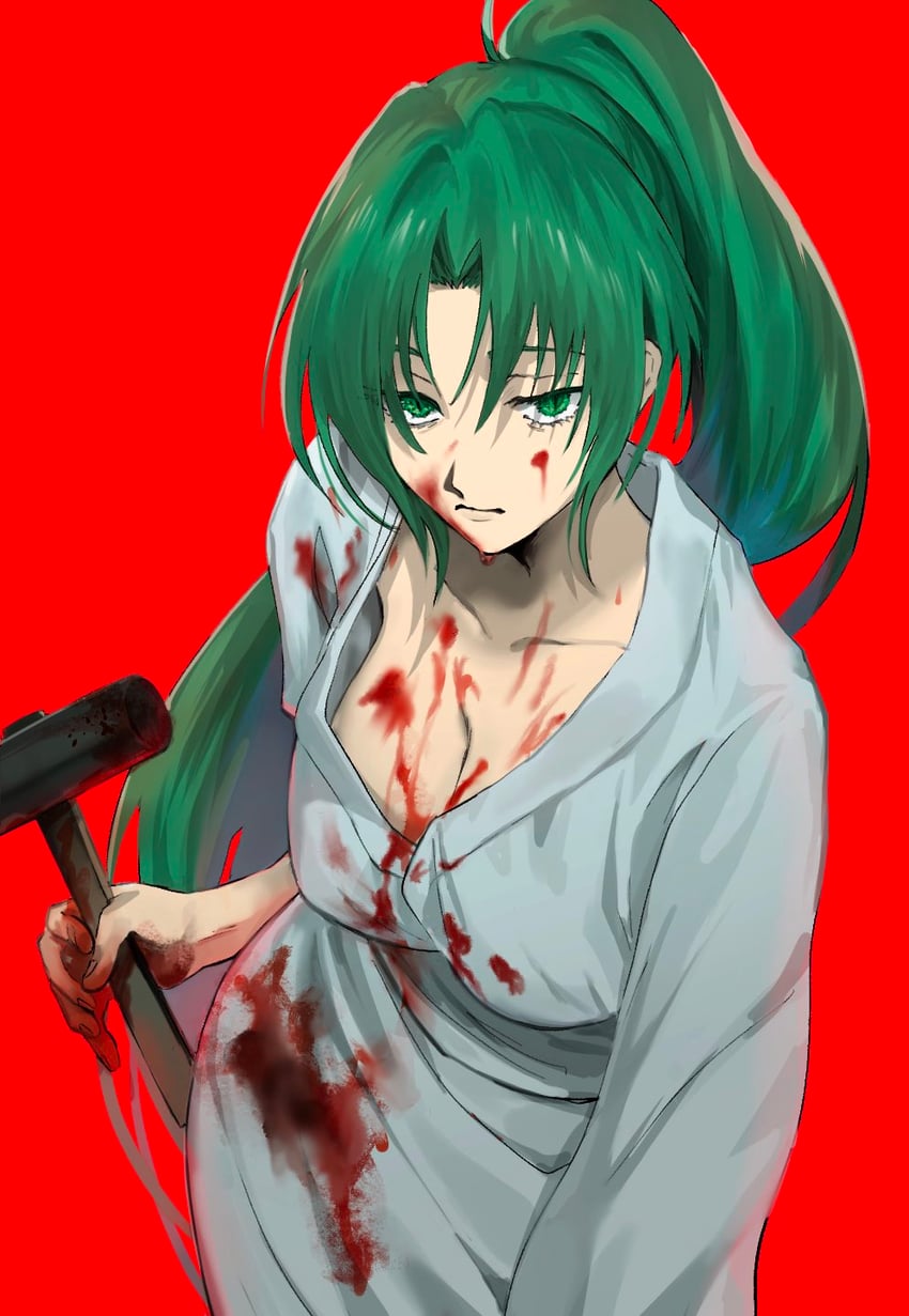 sonozaki shion (higurashi no naku koro ni and 1 more) drawn by nasu_(nasuotabe)