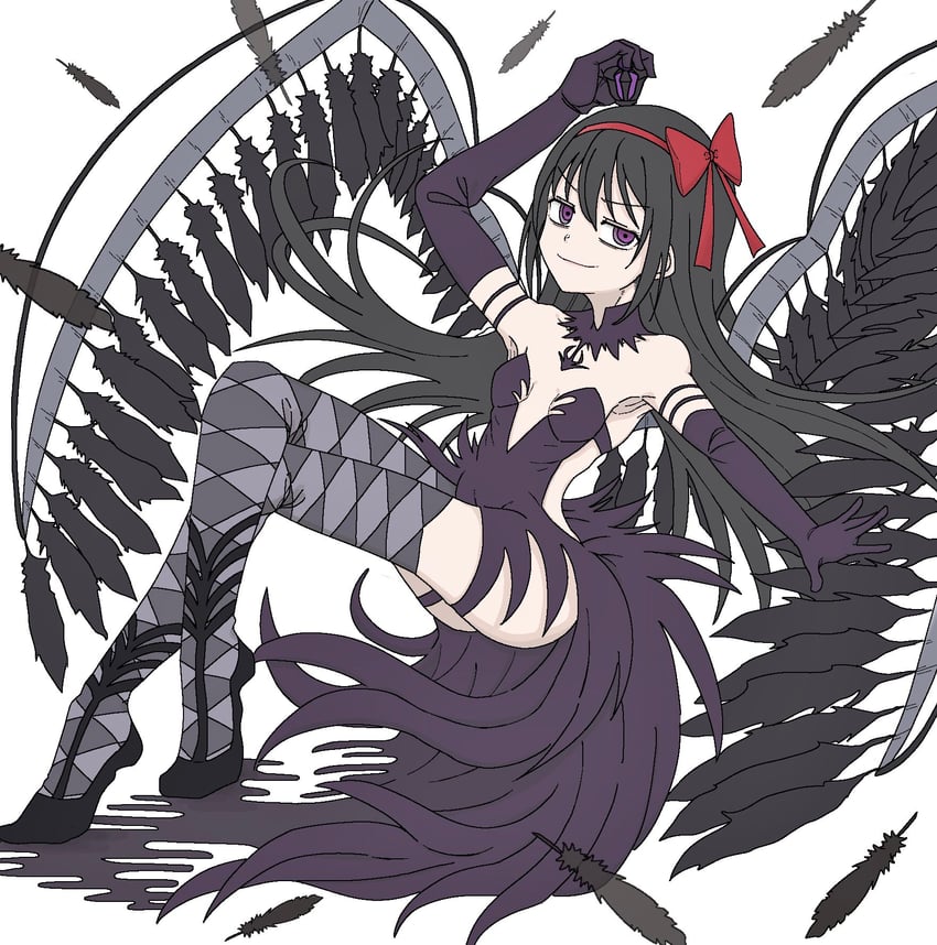akemi homura and akuma homura (mahou shoujo madoka magica and 1 more) drawn by shikimori5270