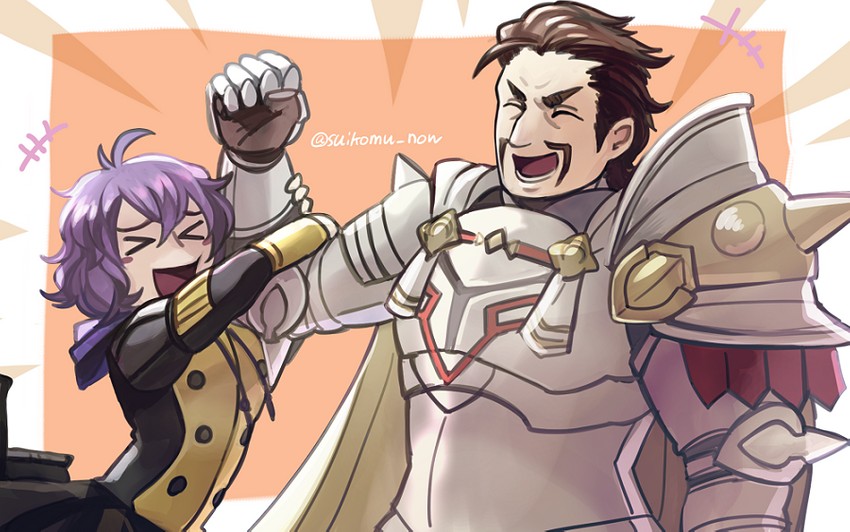 bernadetta von varley and alois rangeld (fire emblem and 1 more) drawn by suikomu_now