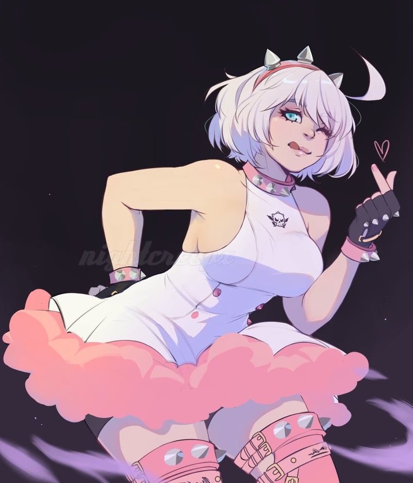 elphelt valentine (guilty gear and 1 more) drawn by nightcreepx