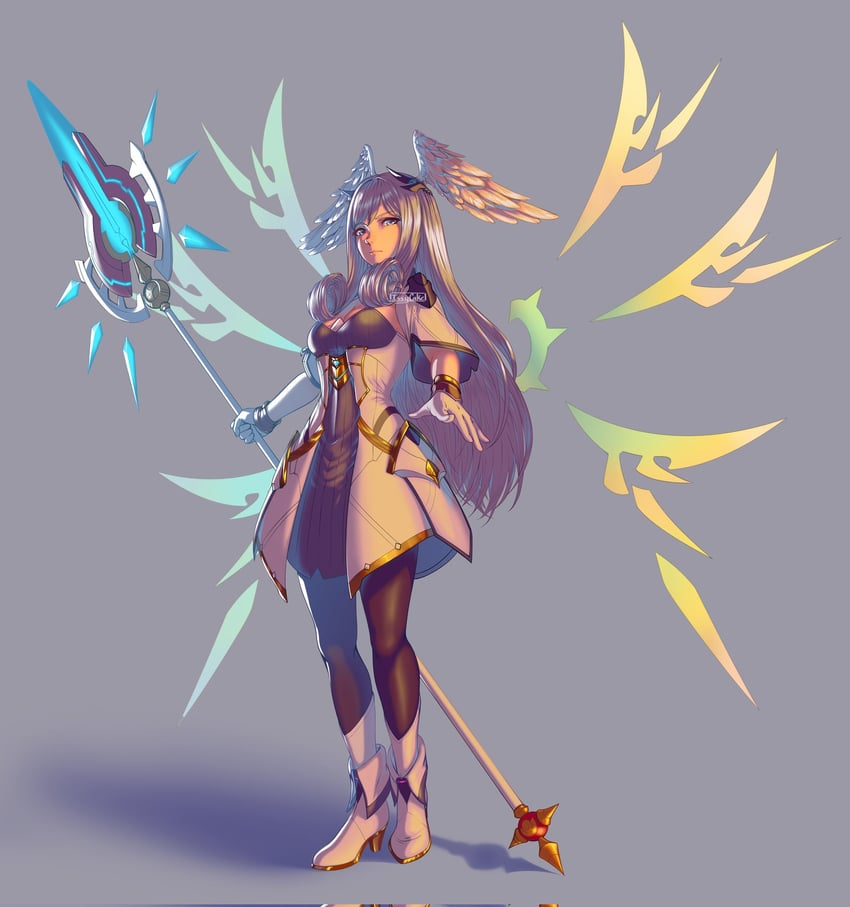 melia antiqua (xenoblade chronicles and 1 more) drawn by issycake